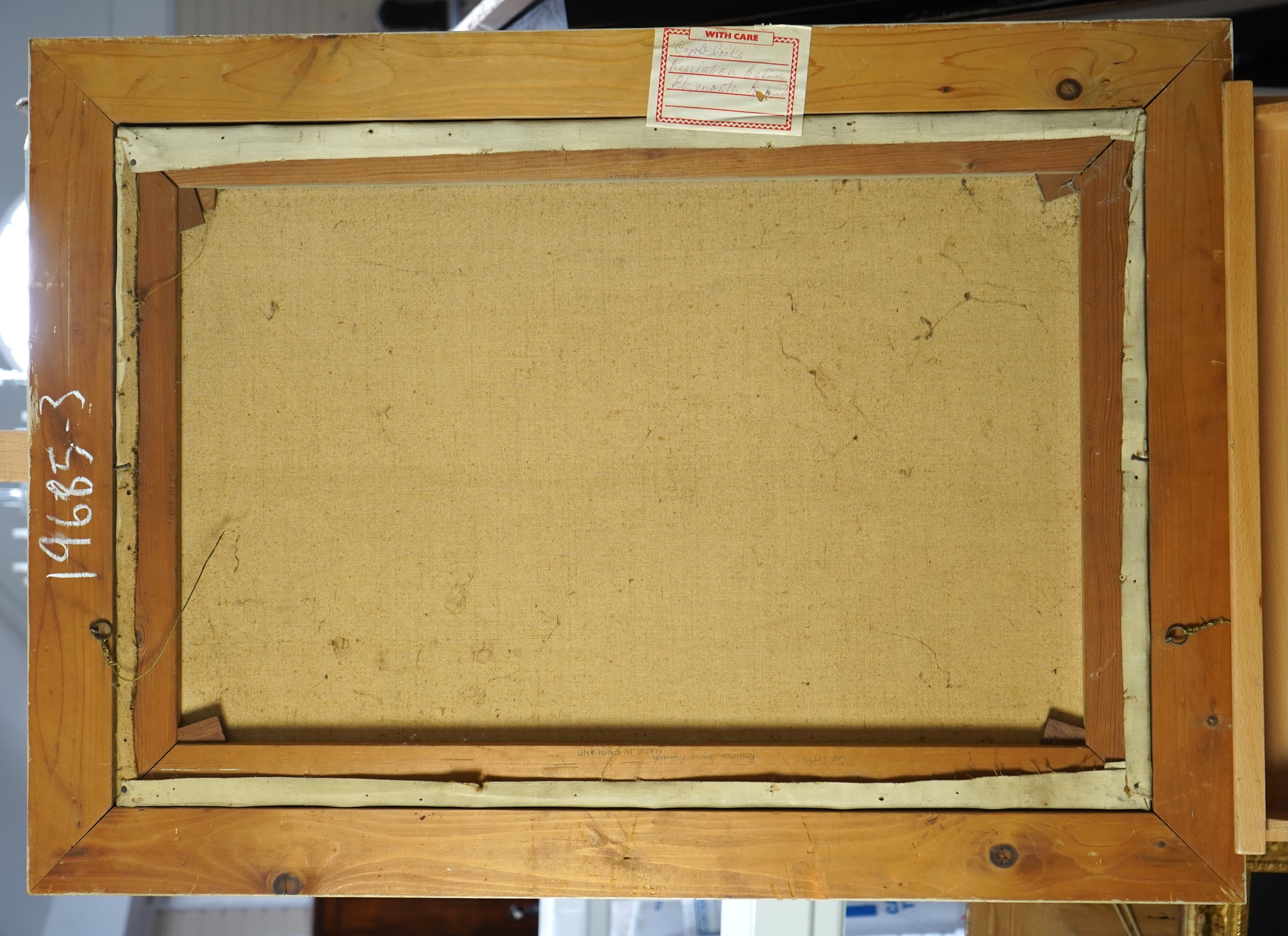 Bernard Finegan Gribble, 1872-1962, 'Resolution Leaving Plymouth'